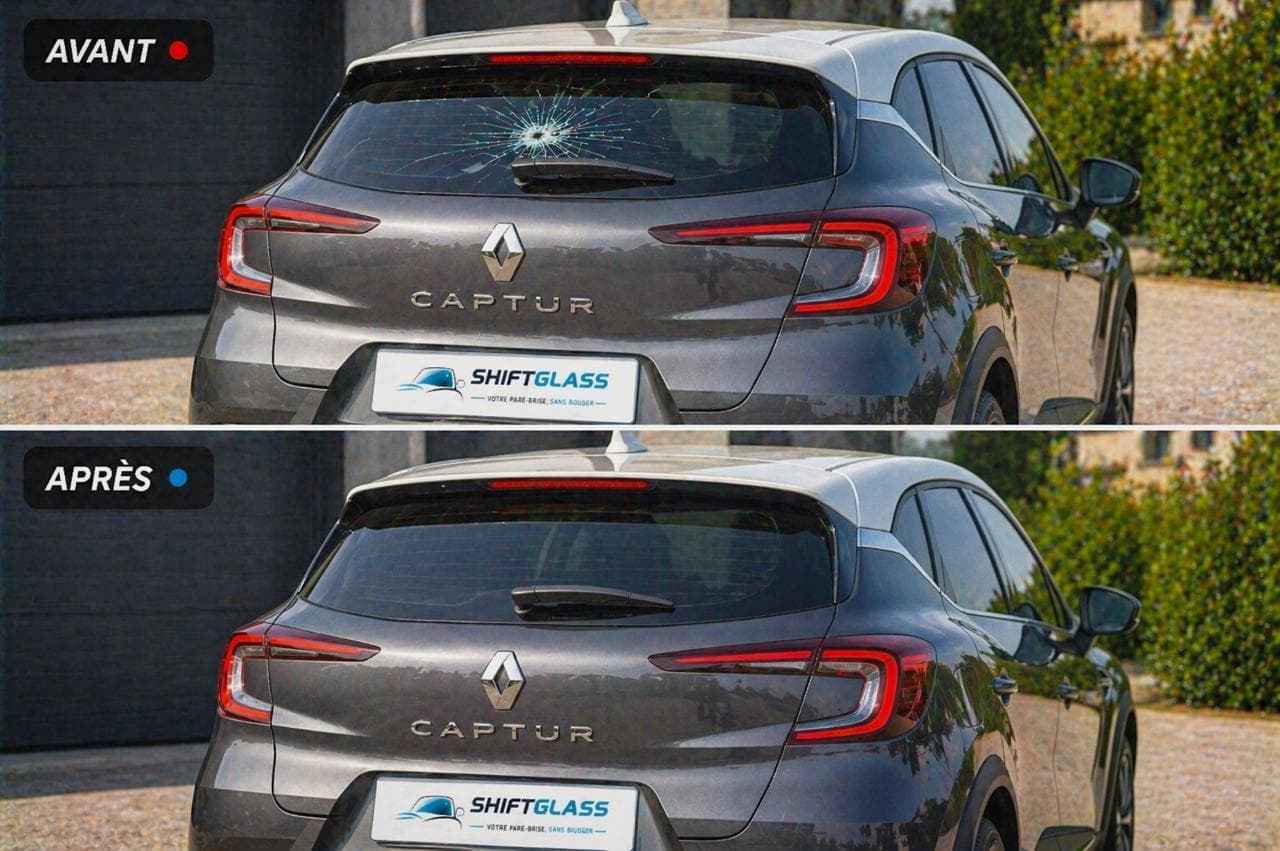 Lunette arrière · finition